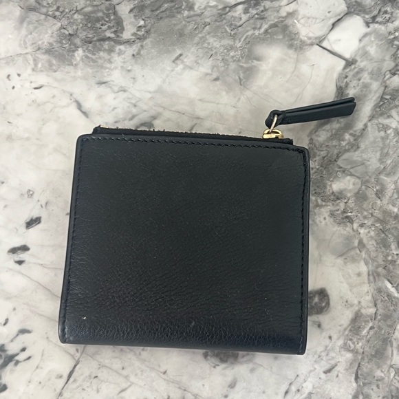 Like new Tory Burch black and gold leather wallet - Picture 2 of 4